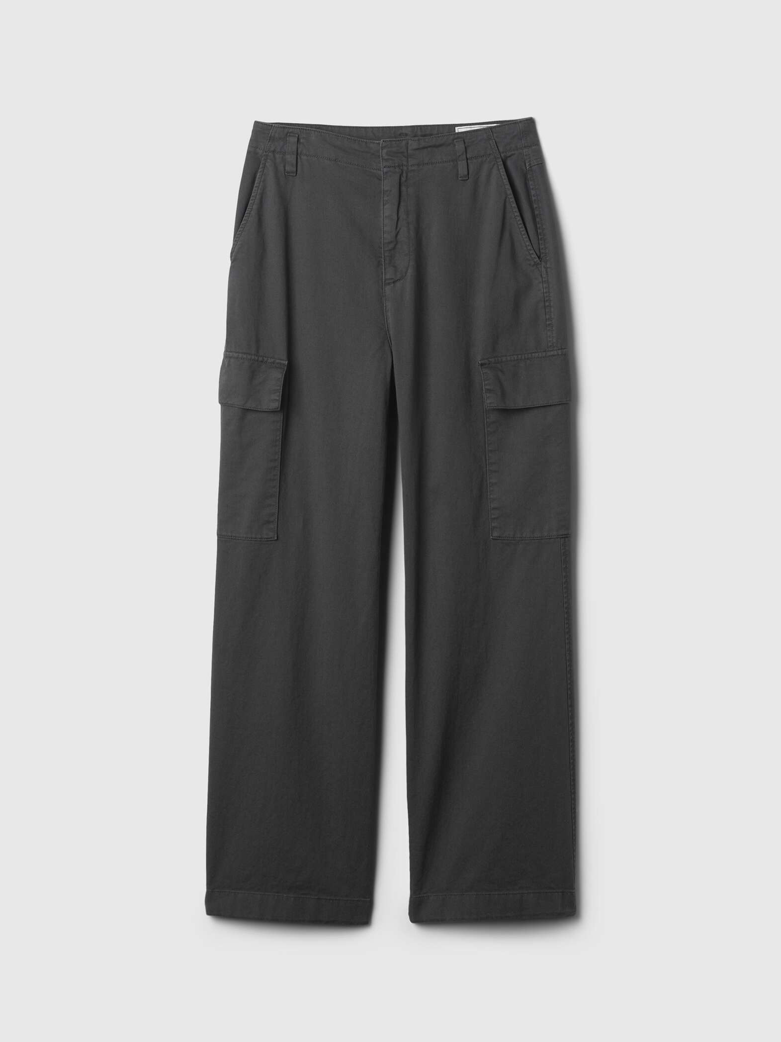 Pantaloni cargo loose fit in cotone_4