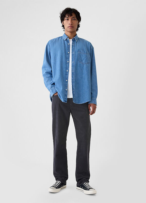 Pantaloni in corduroy cinque tasche