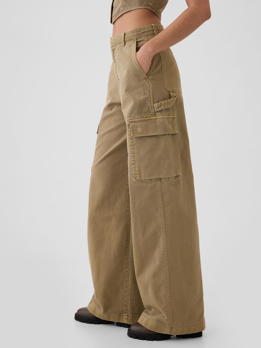 Pantalone cargo baggy fit Donna_3