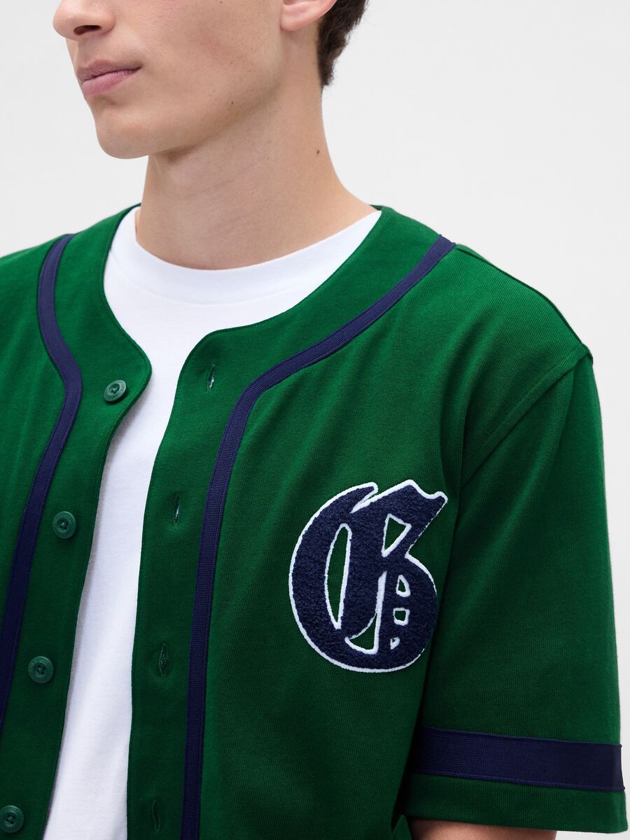 Green Cotton Cardigan Man_3