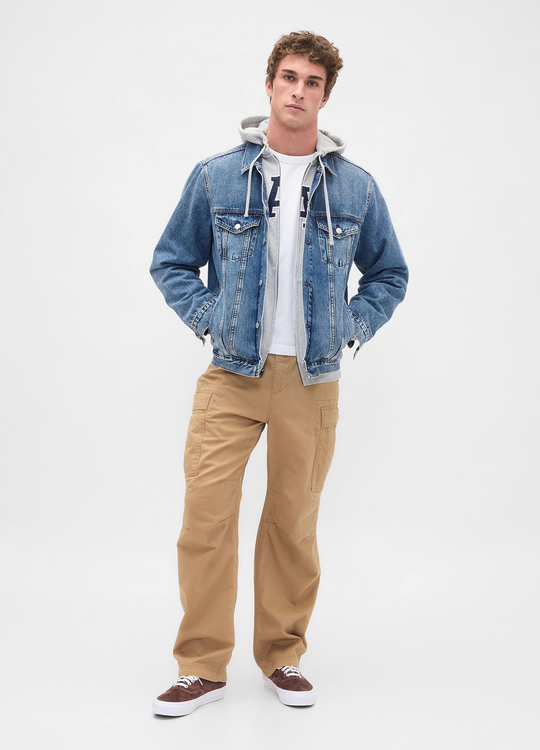 Pantaloni cargo elasticizzati