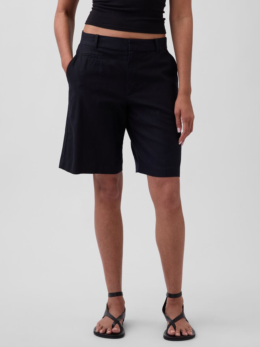 Shorts in cotone e modal elasticizzato Donna_1