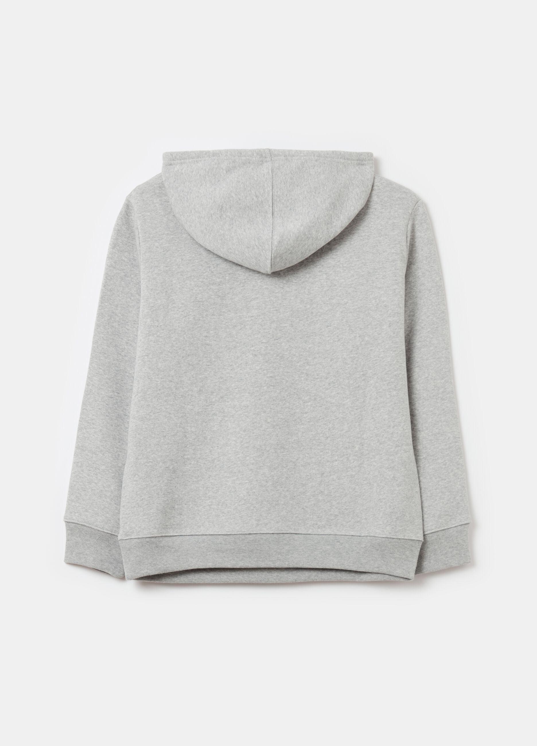 Sweatshirt with hood and logo embroidery