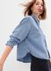 Crop shirt in denim_1