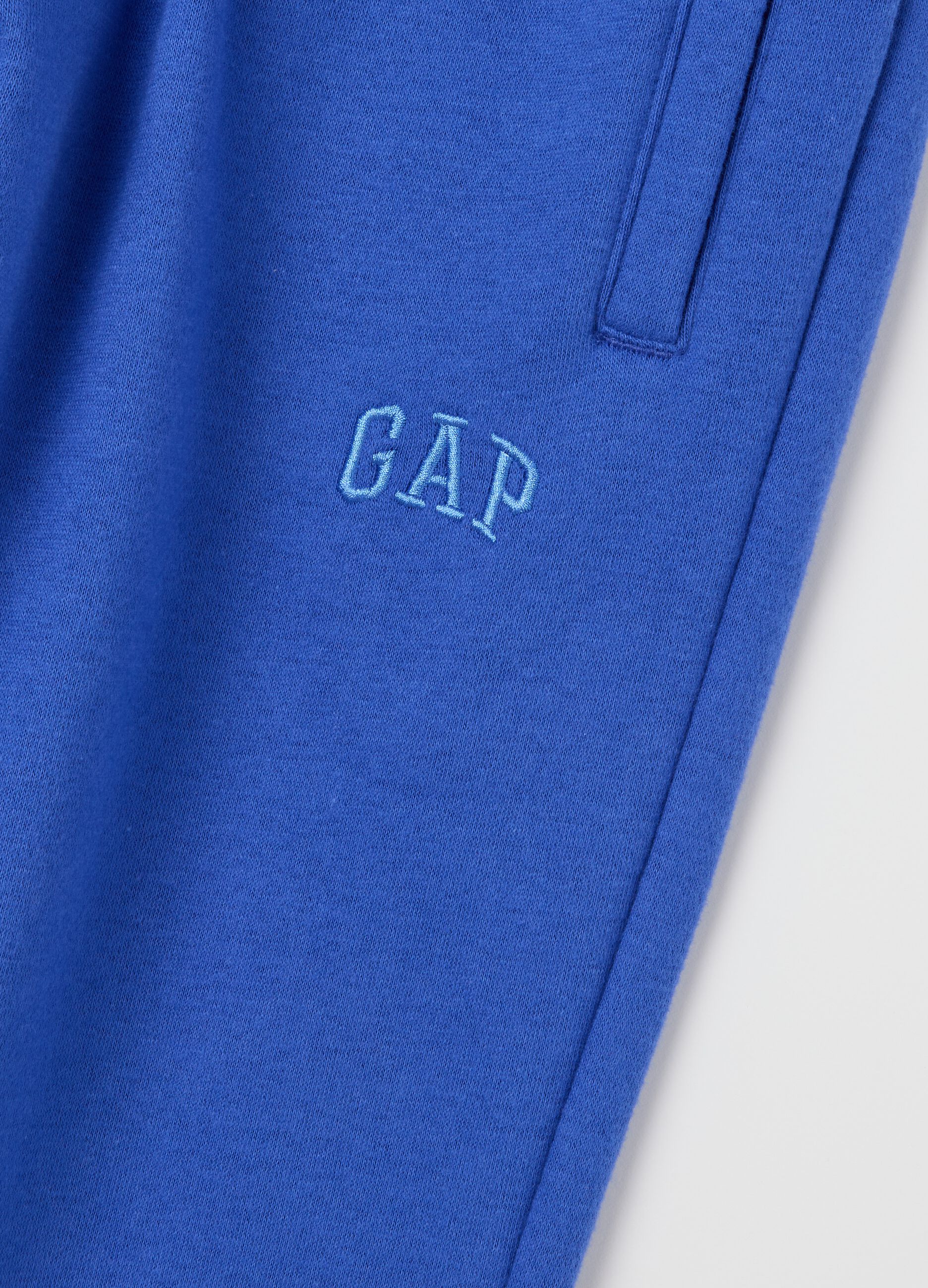 Pantaloni jogger blu da bambina GAP Kids_3