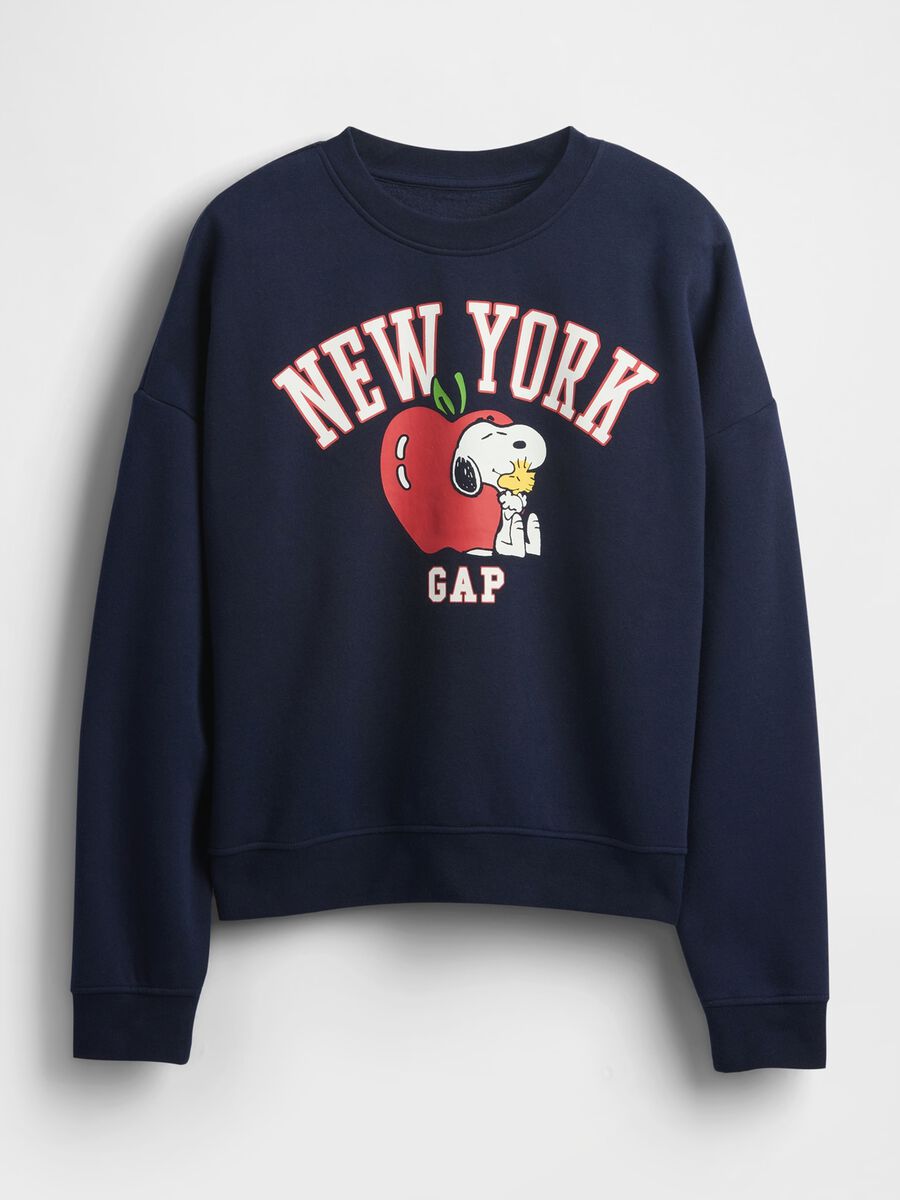 Blue T-shirt with New York graphic Woman_3
