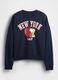 Blue T-shirt with New York graphic_3