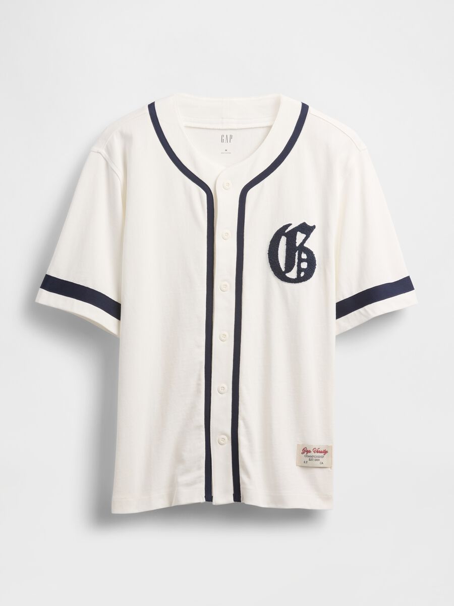 T-shirt baseball in cotone Uomo_4