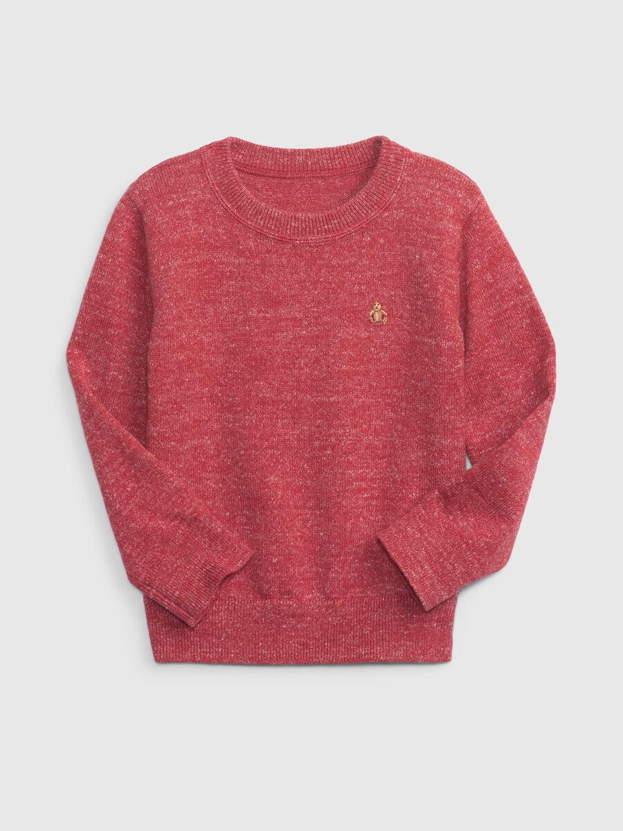 Pullover with teddy bear embroidery Toddler Boy_0