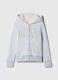 Full-zip con cappuccio interno in sherpa _0