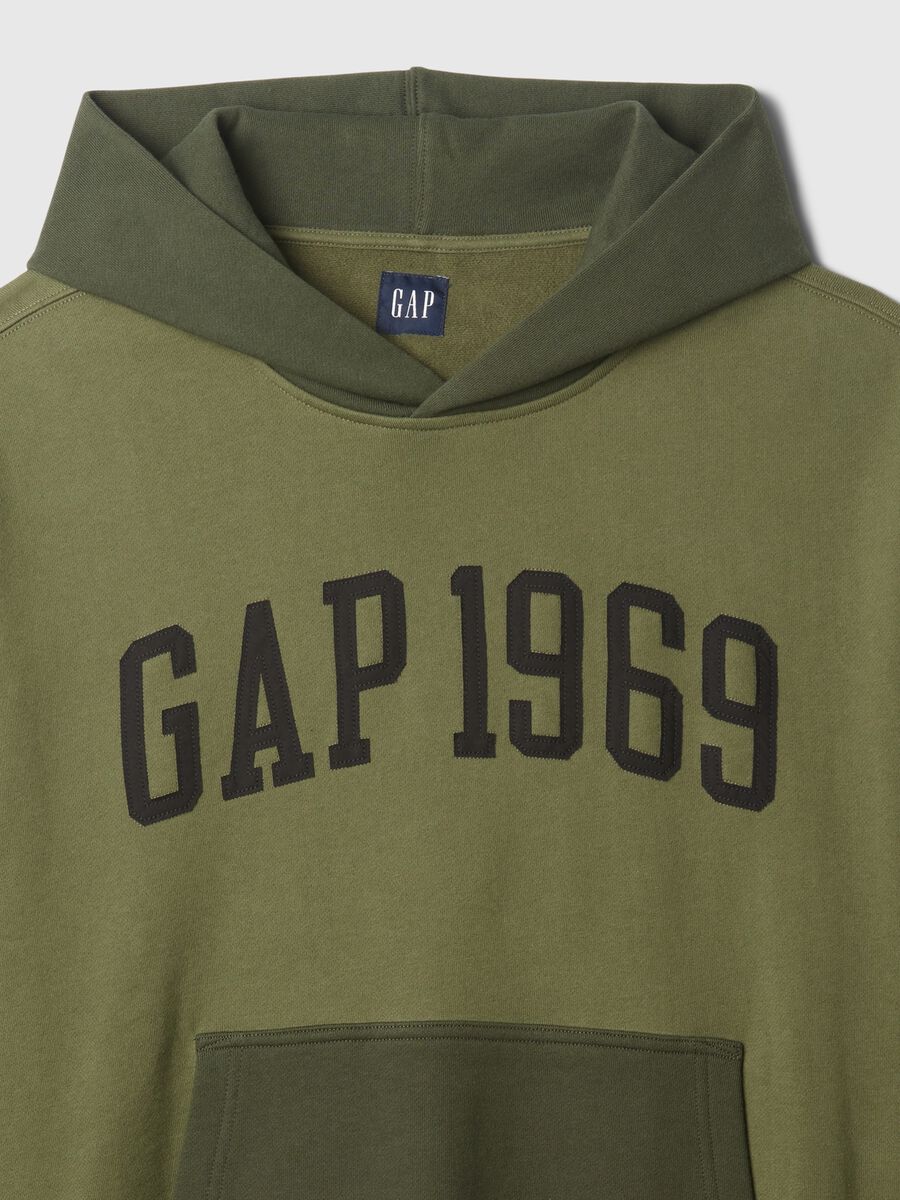 Felpa con cappuccio e stampa logo  Uomo_4