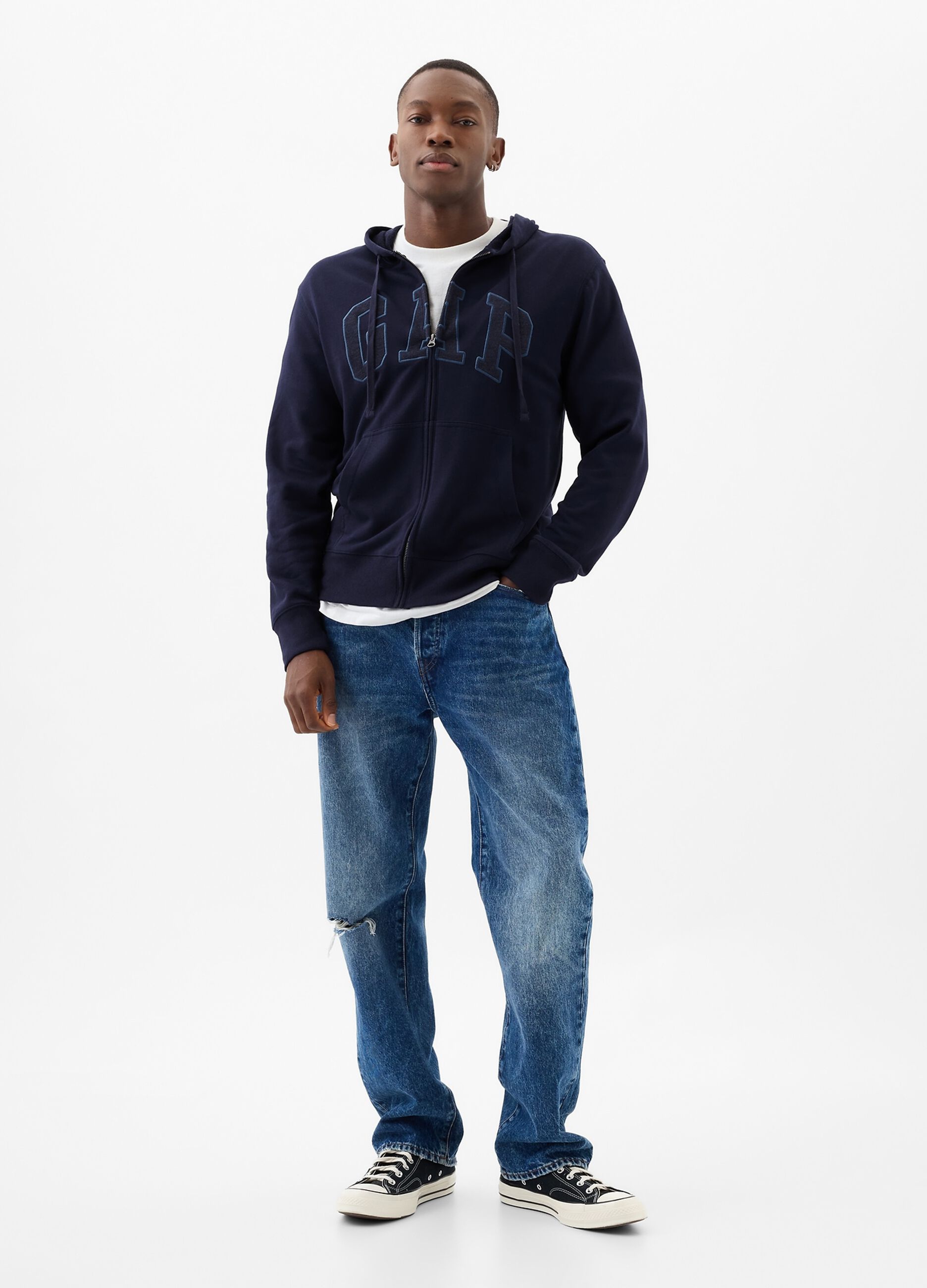 Hoodie with embroidered logo_1