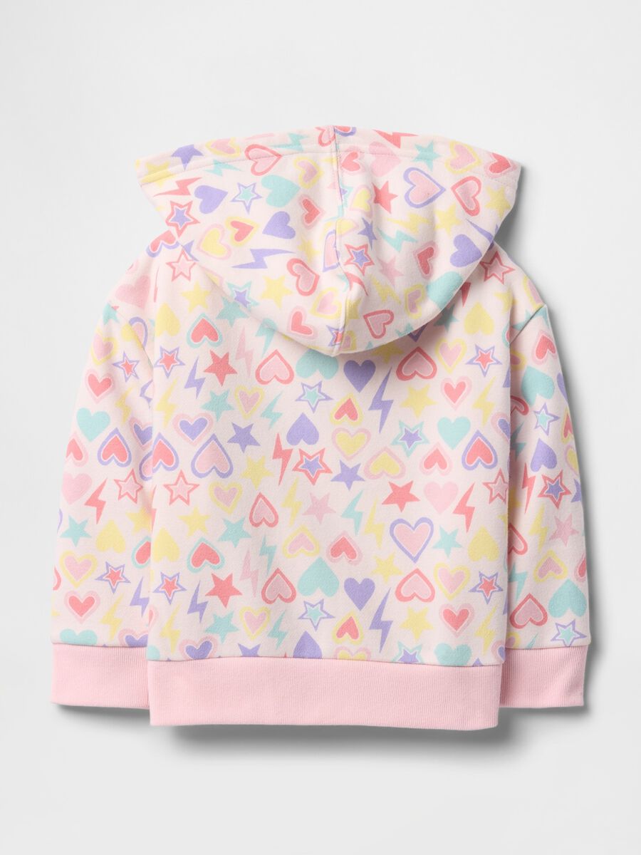 Felpa multicolor con cappuccio Bimba_1