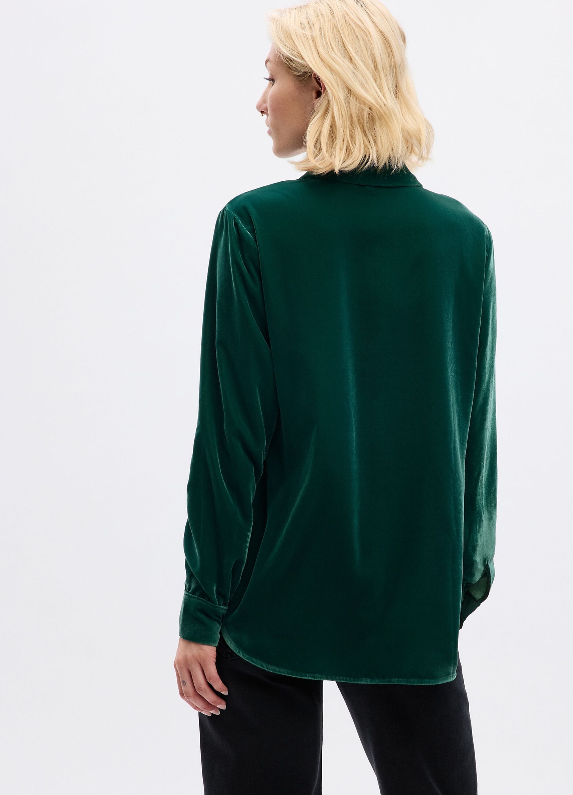 Velvet boyfriend shirt_1
