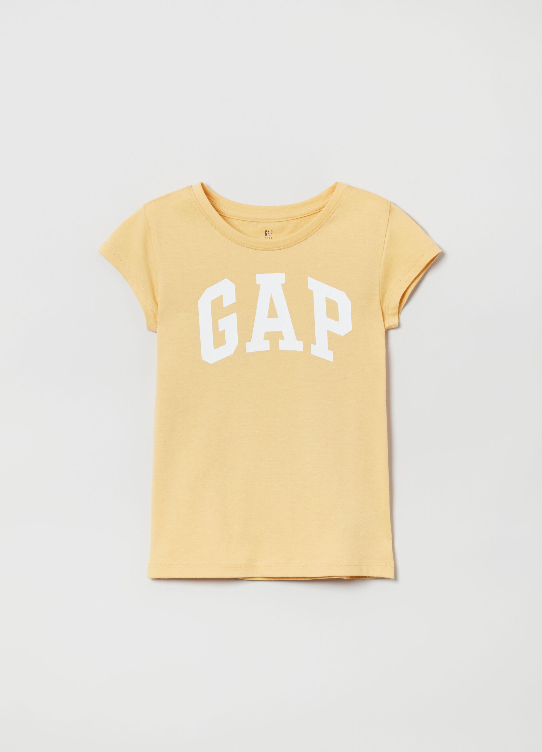 T-shirt in cotone con stampa logo