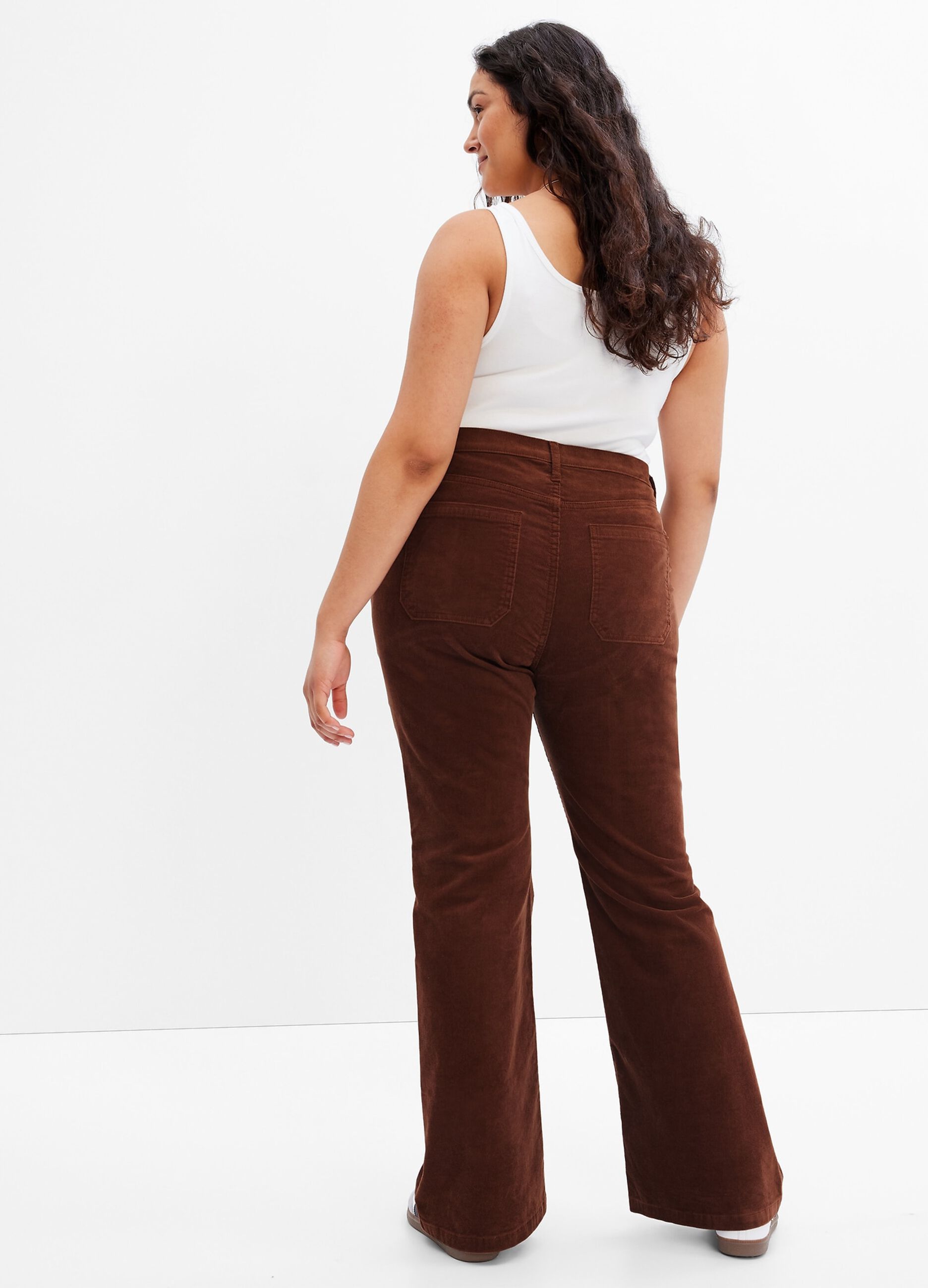 Flare-fit jeans in corduroy_3