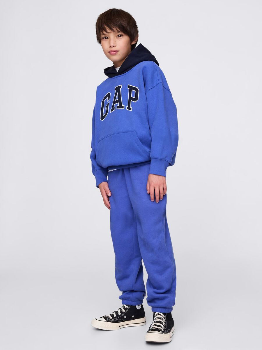 Joggers blu con profili elasticati Unisex_0