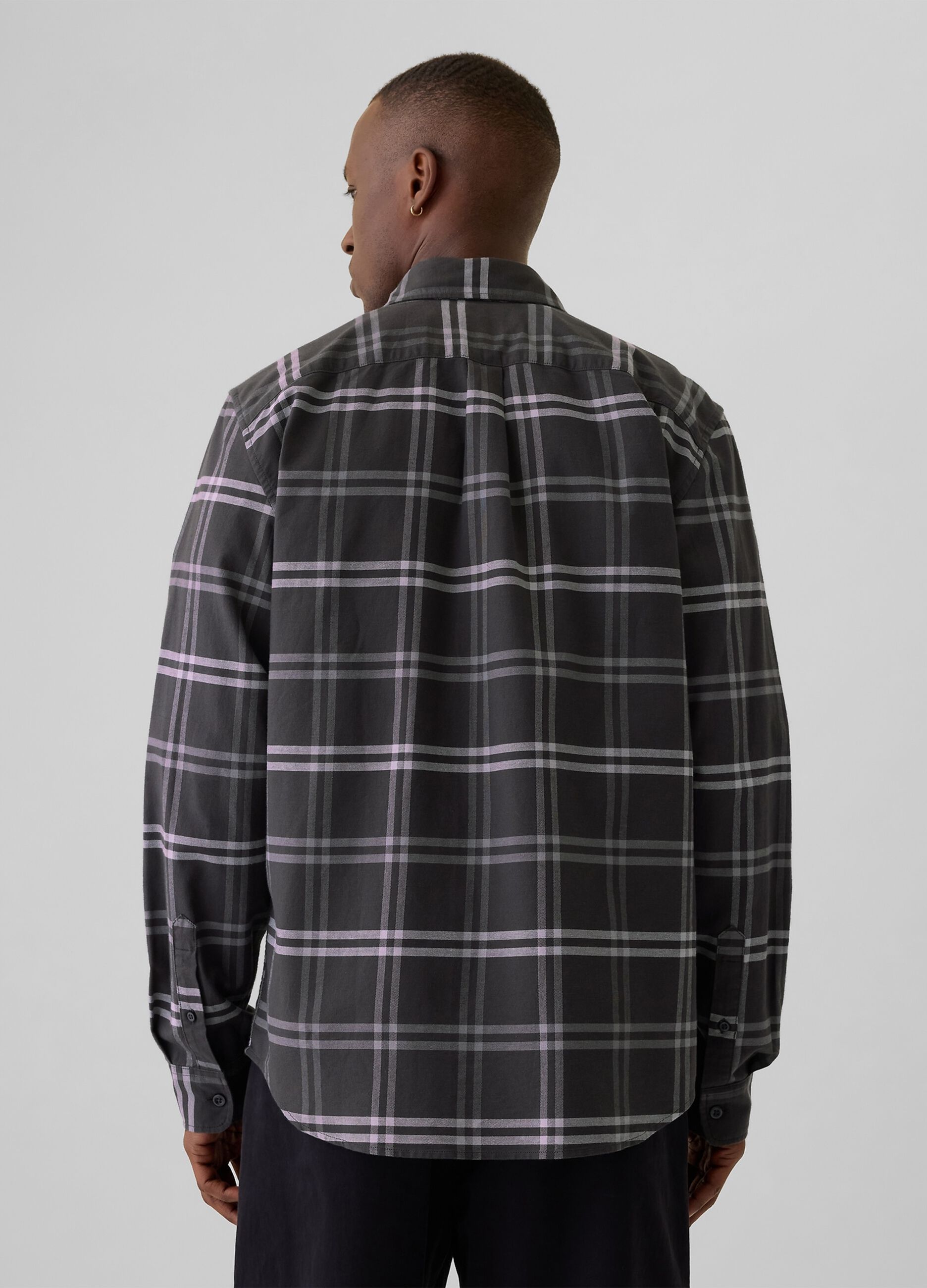Camicia regular fit in cotone oxford_2