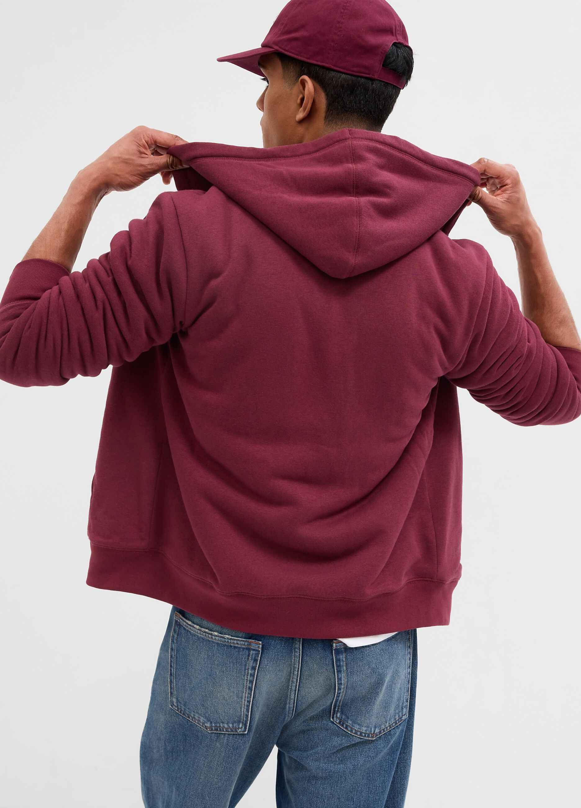 Full-zip con interno in sherpa ricamo logo_1