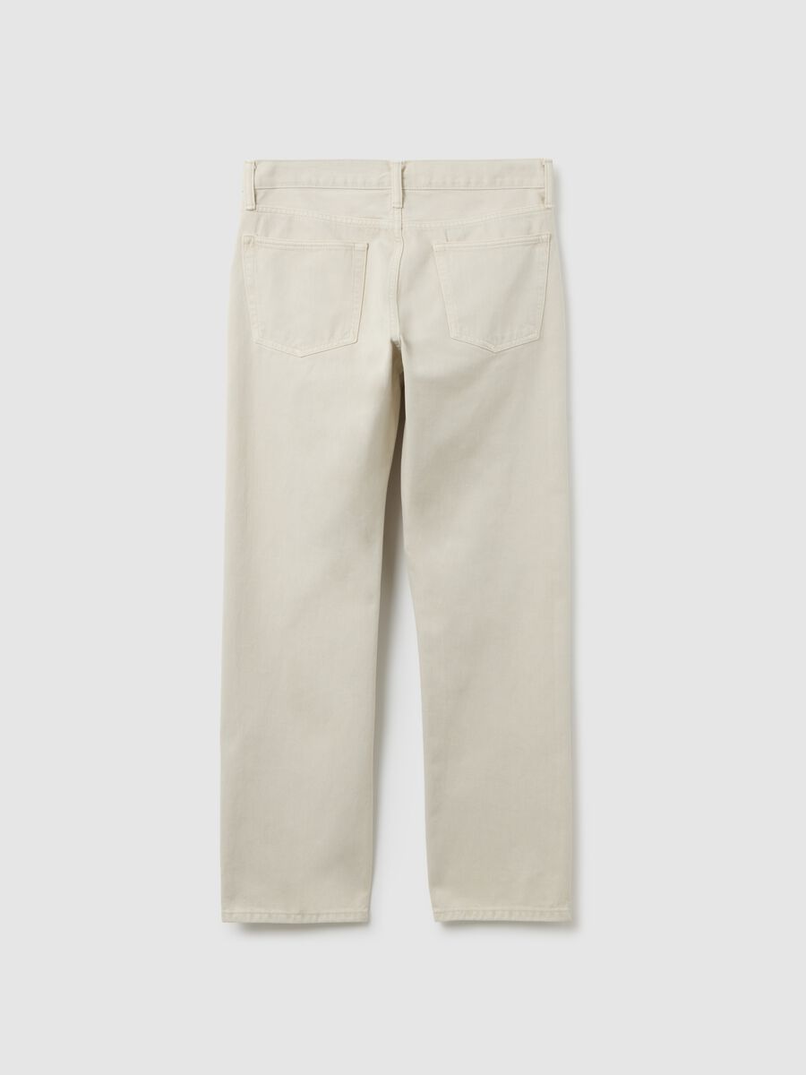 Denim trousers with five pockets Man_1