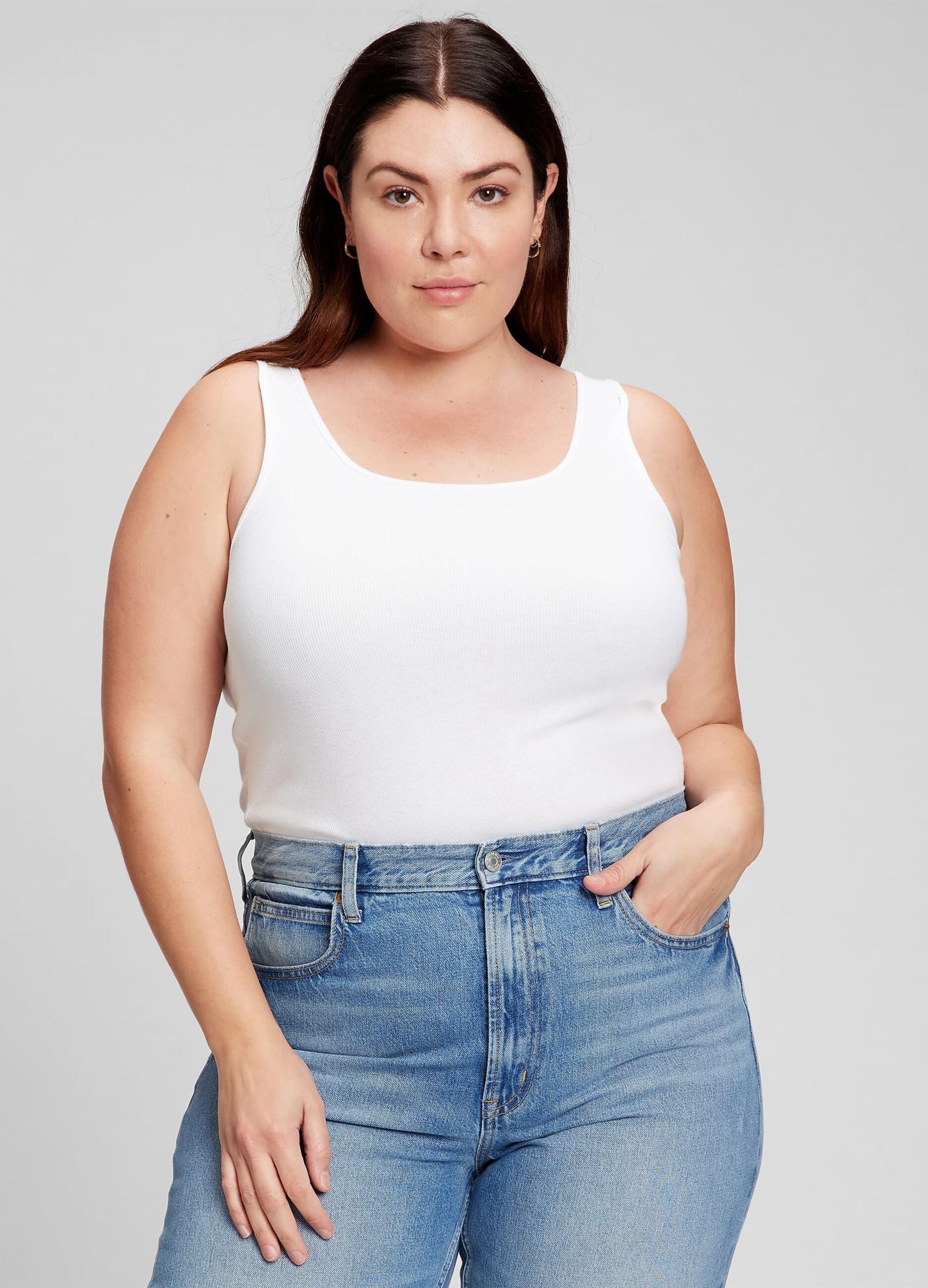 Bipack tank top a costine sottili