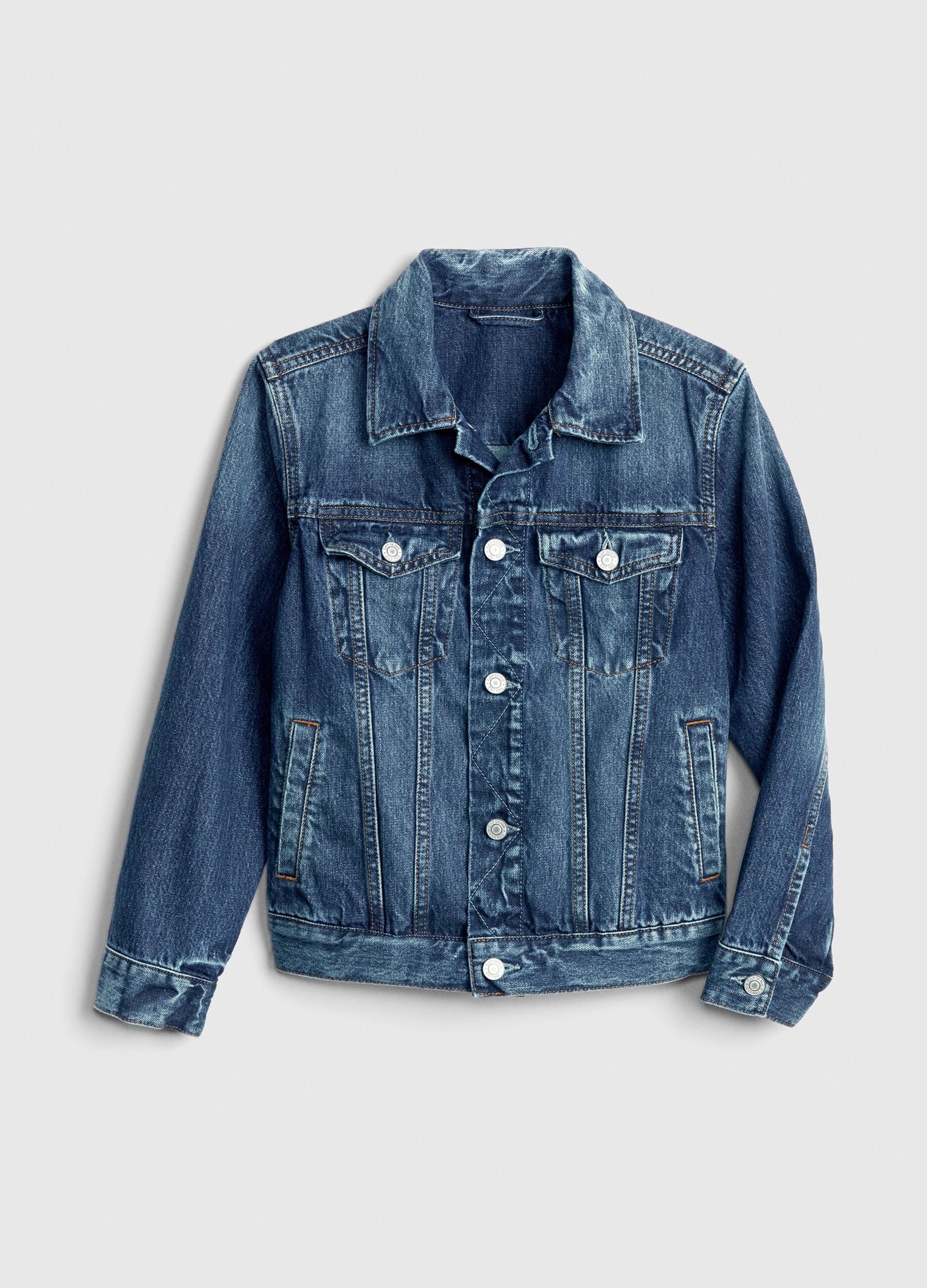 Short acid wash denim jacket_2