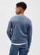 Maglione blu in cotone per bambino_1