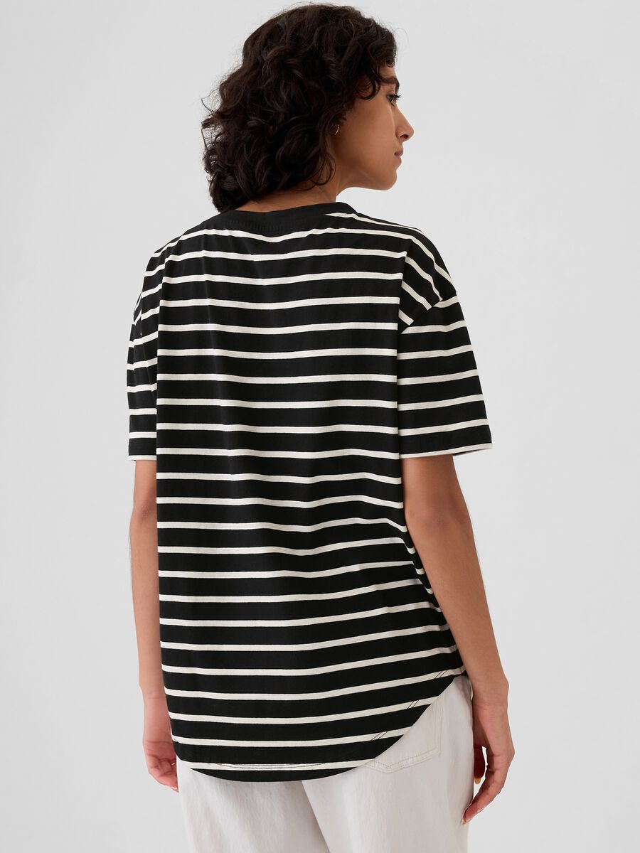 T-shirt in cotone bio stampa logo Athletic Dept. Donna_2