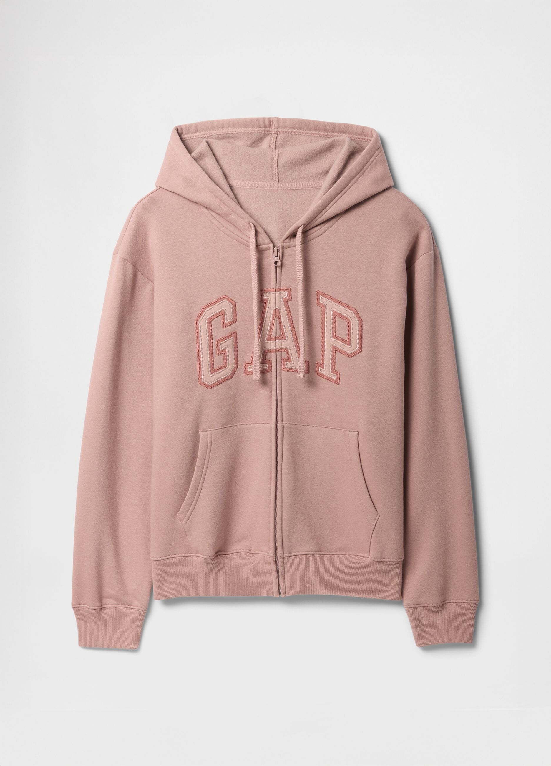 Hoodie with full zip