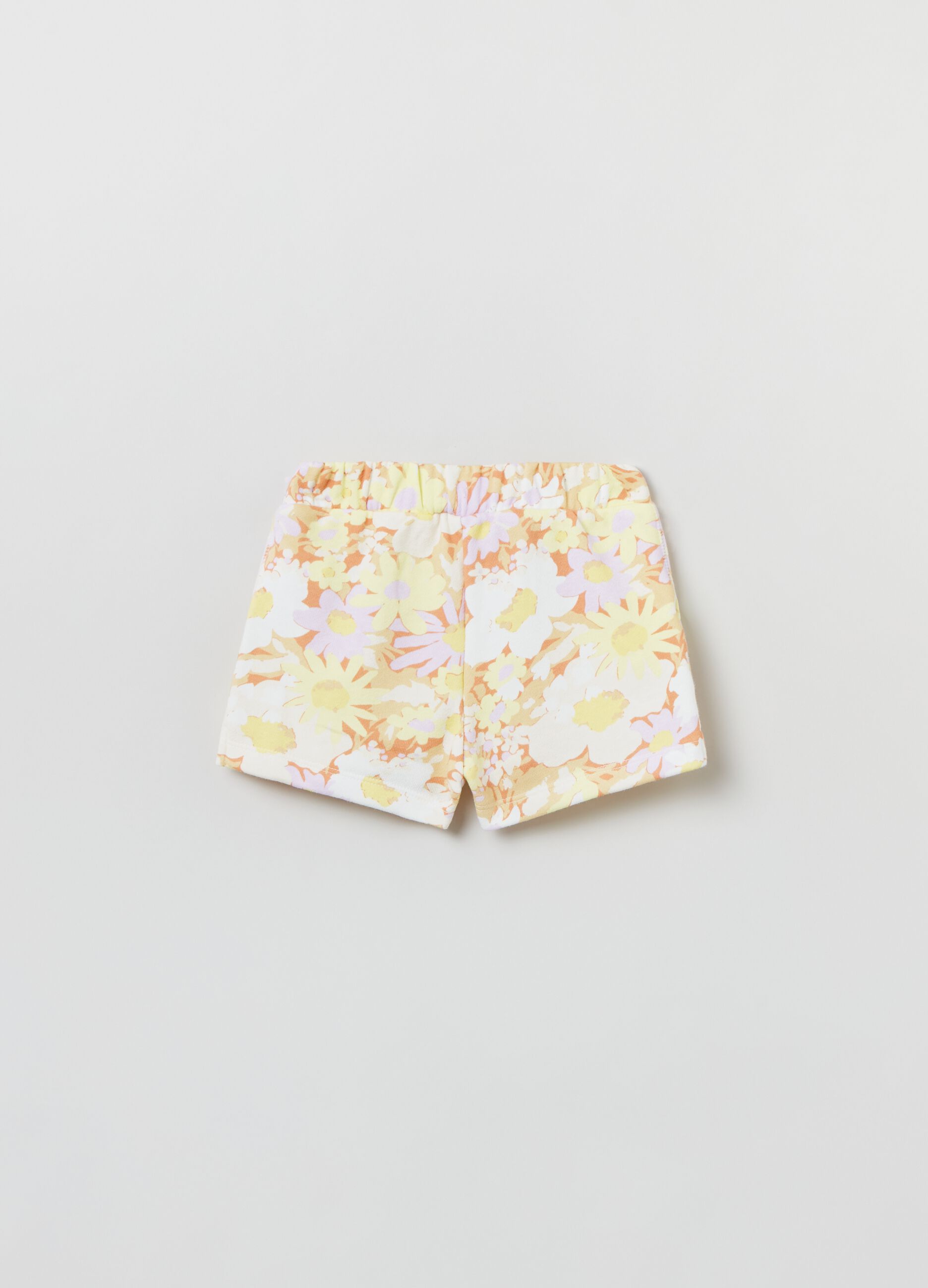 Shorts floreali con coulisse_1