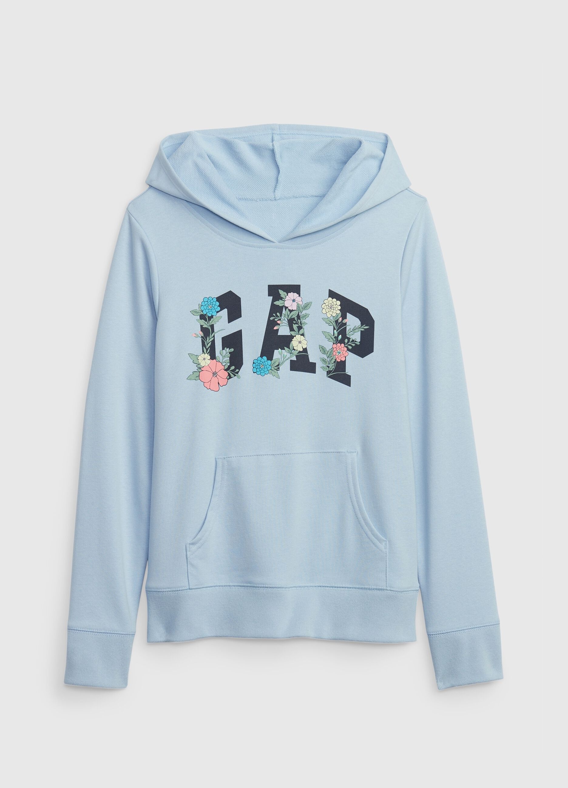 Hoodie with logo print