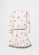 GAP Kids white sweatshirt and skirt set with cherry print_1