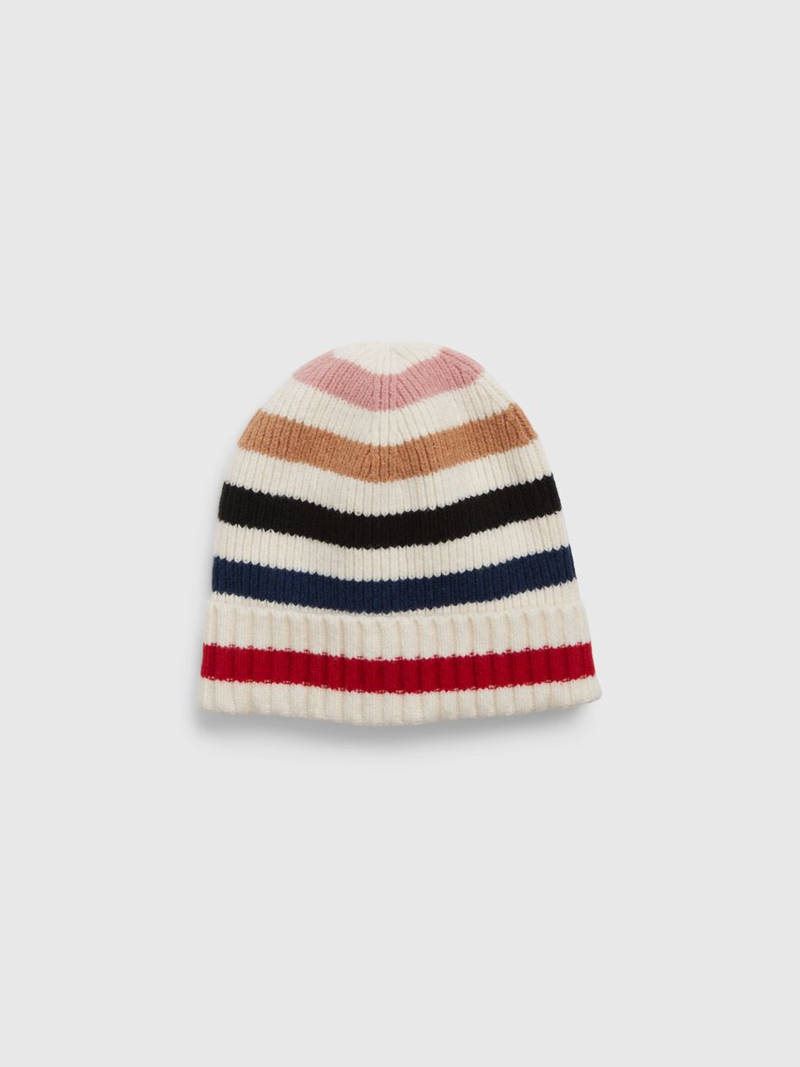 Multicoloured striped hat Girl_0