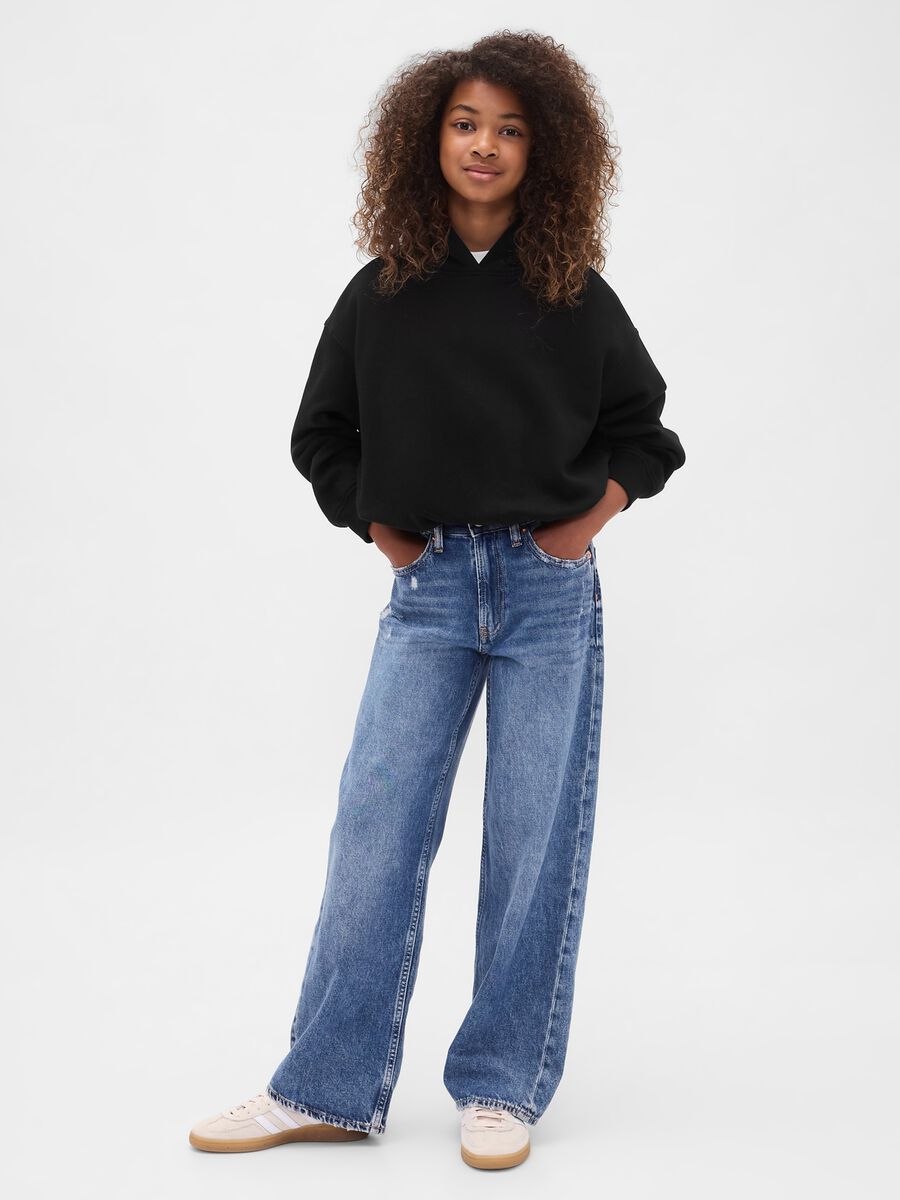 Black sweatshirt for girls Girl_1