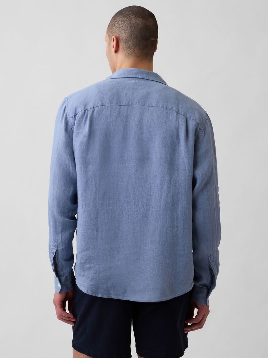 Pure linen shirt Man_1