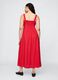 Abito lungo rosso in lino e viscosa Gap_4