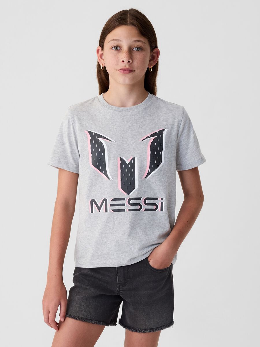 T-shirt in cotone con stampa Messi Unisex_2
