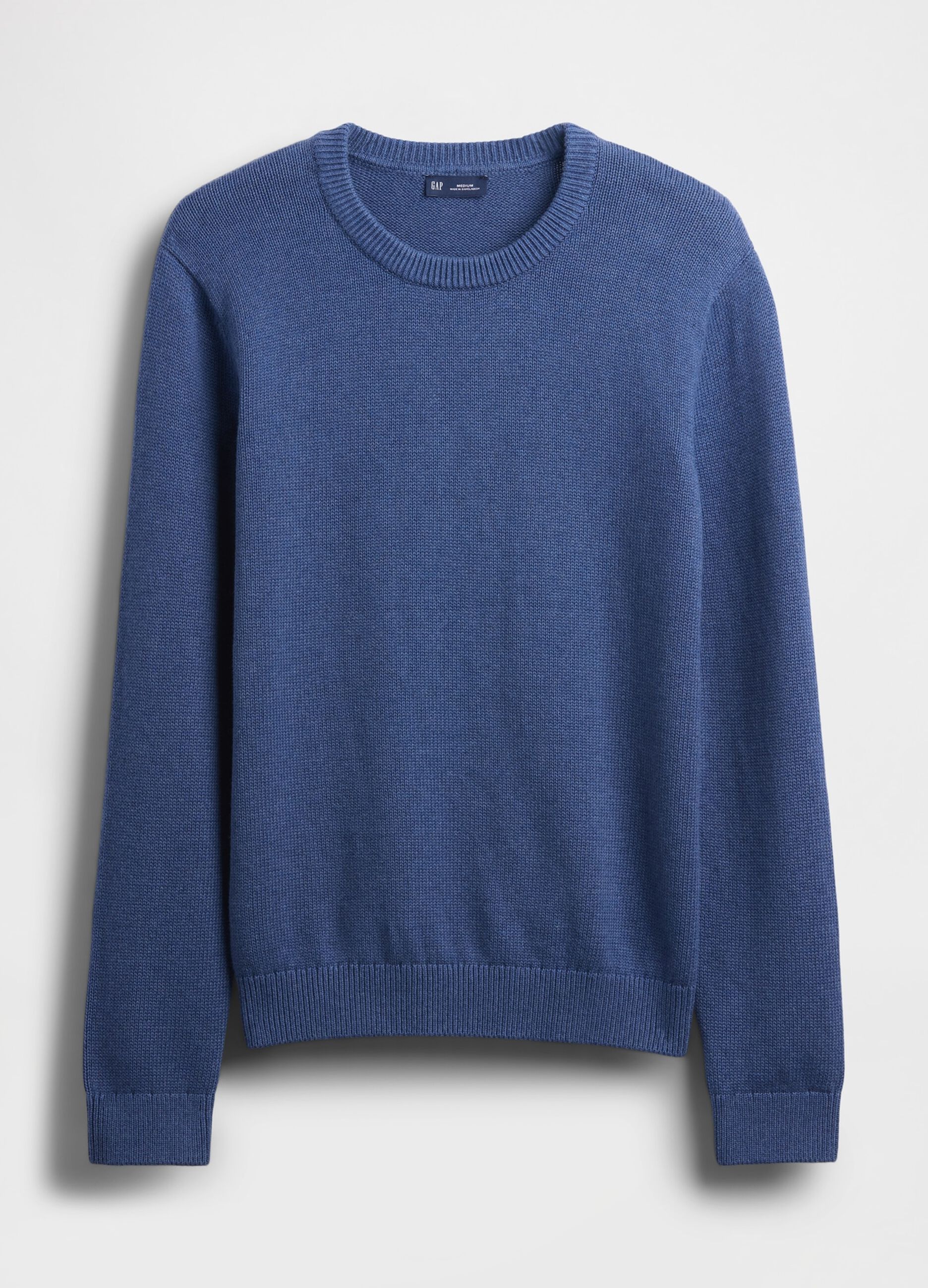 Pullover blu in cotone_3