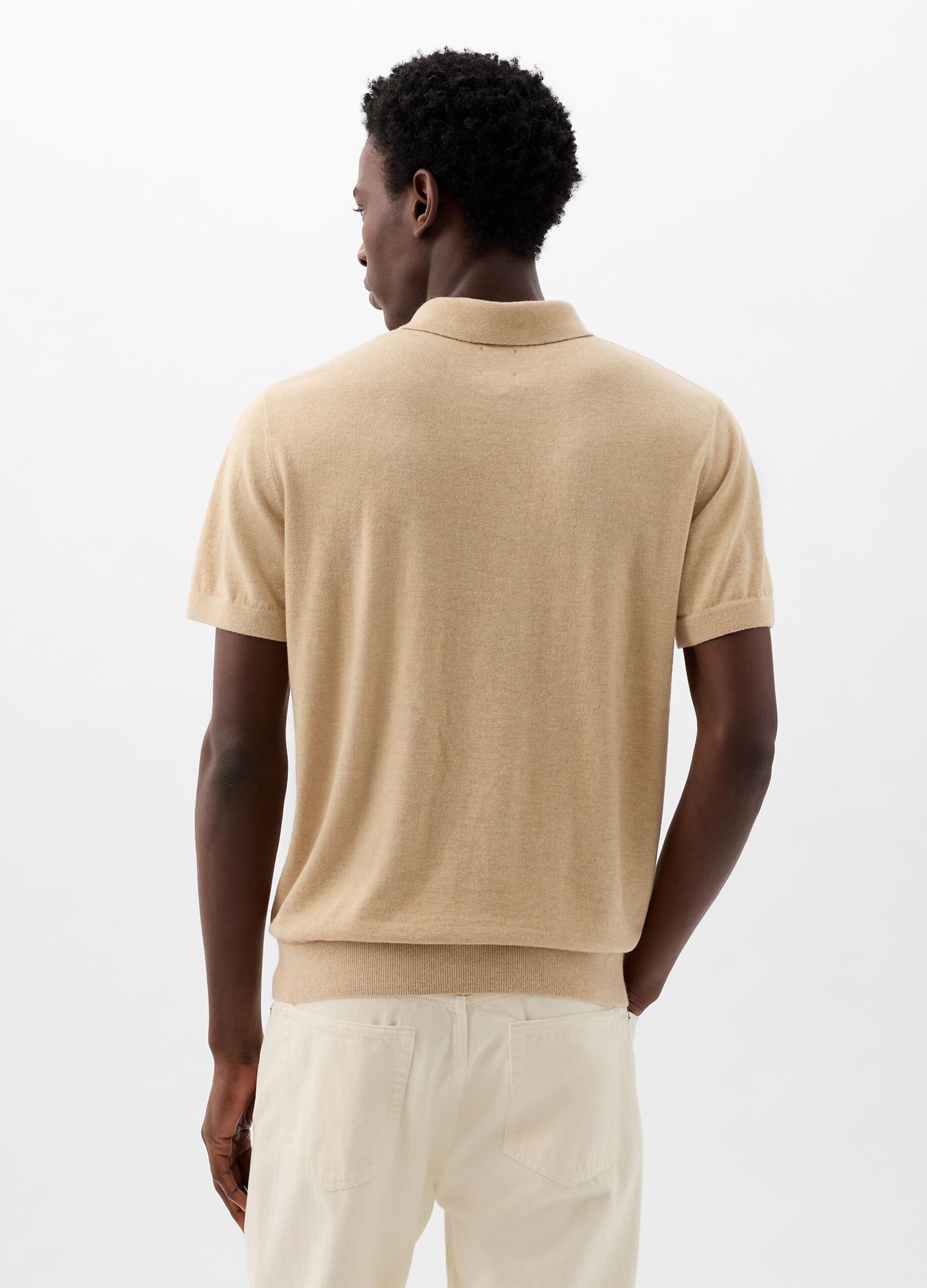 Polo shirt in cotton blend_1