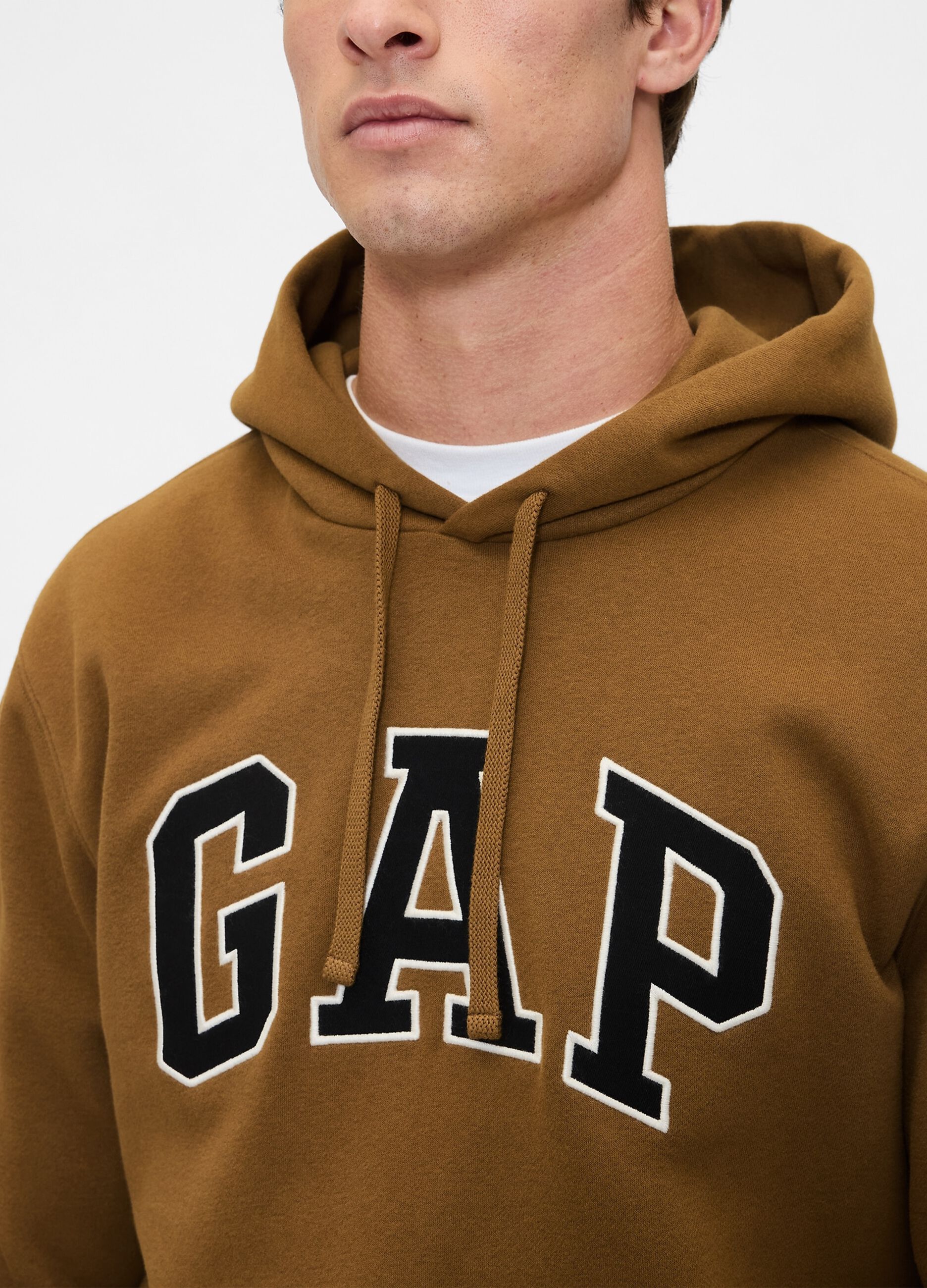 Felpa con cappuccio e logo