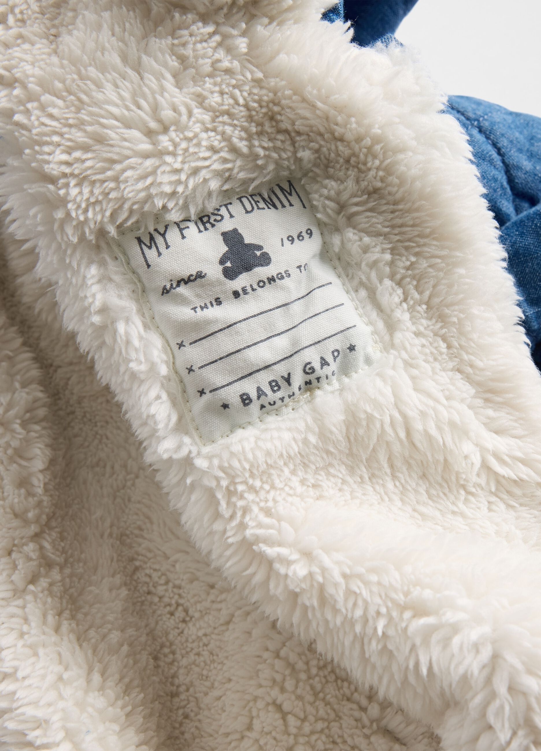 Tutina imbottita denim per neonati_2
