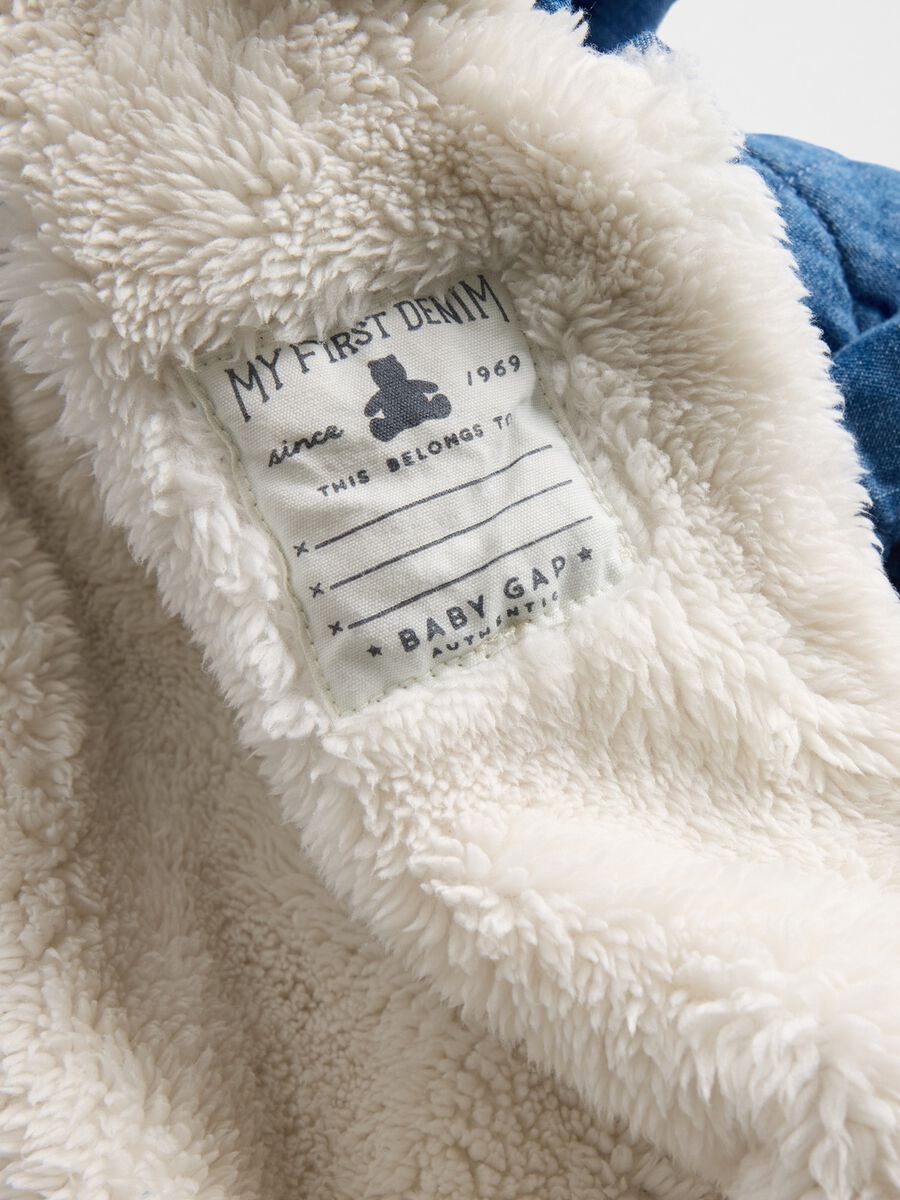 Tutina imbottita denim per neonati Neonato_2
