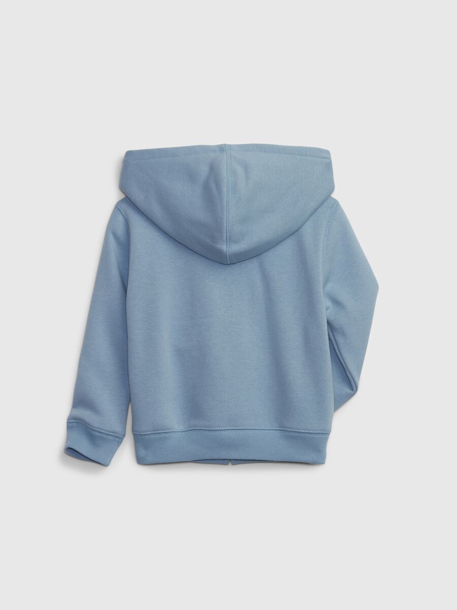 Full-zip con cappuccio e ricamo logo Bimbo_1