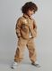Brown trousers in pure cotton_0