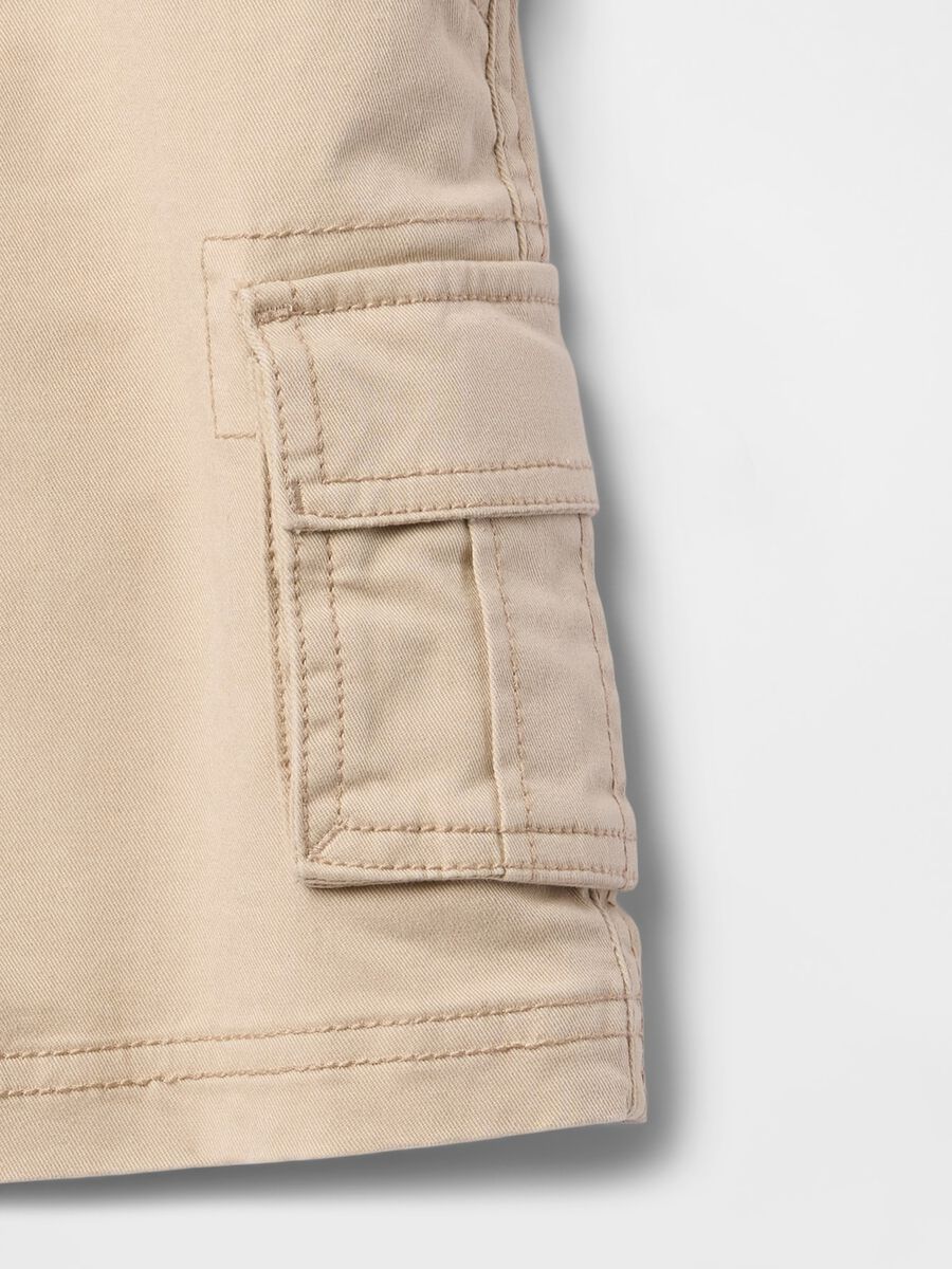 Bermuda cargo beige per bambini Bimbo_3