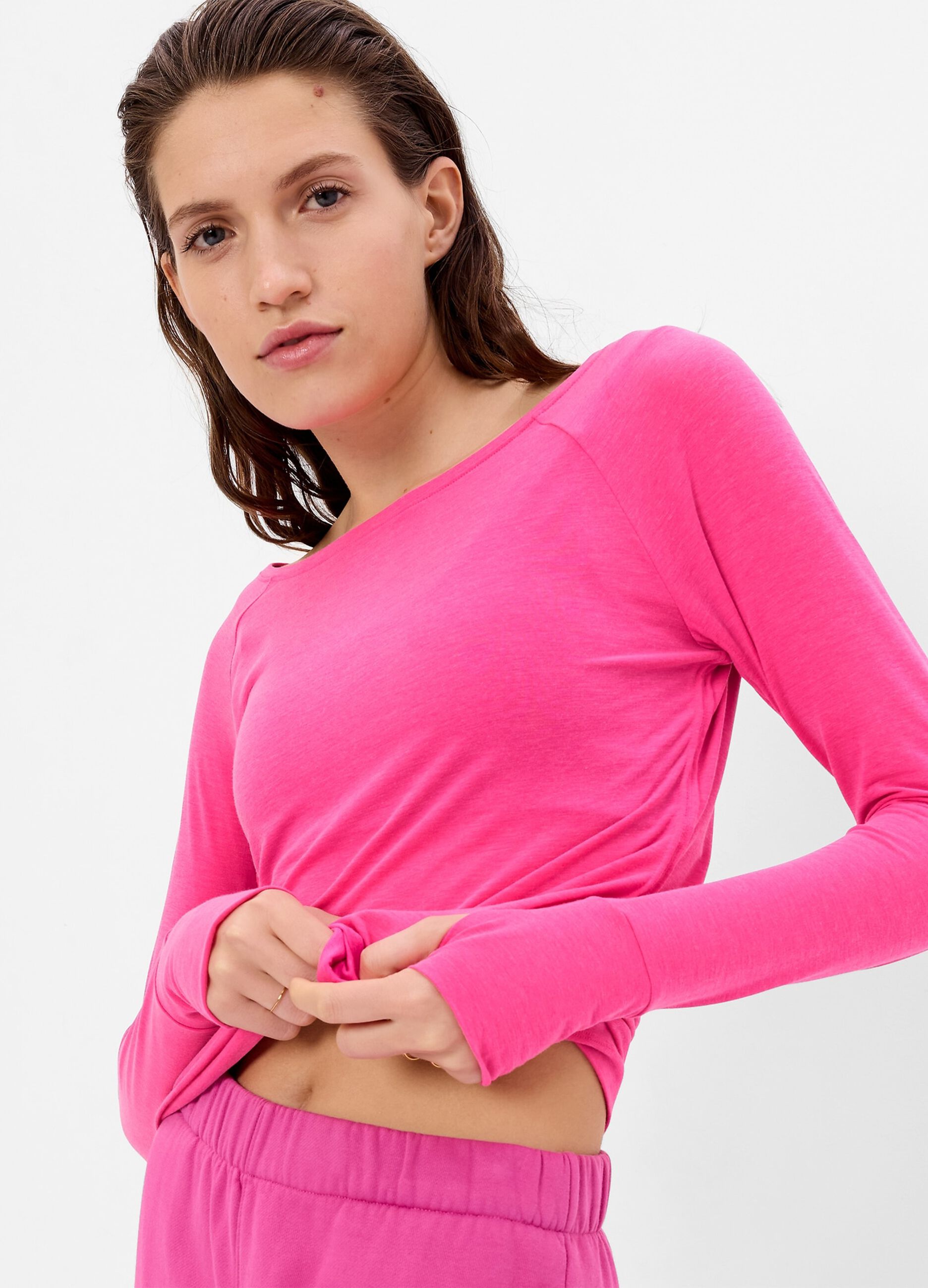 T-shirt in tessuto traspirante