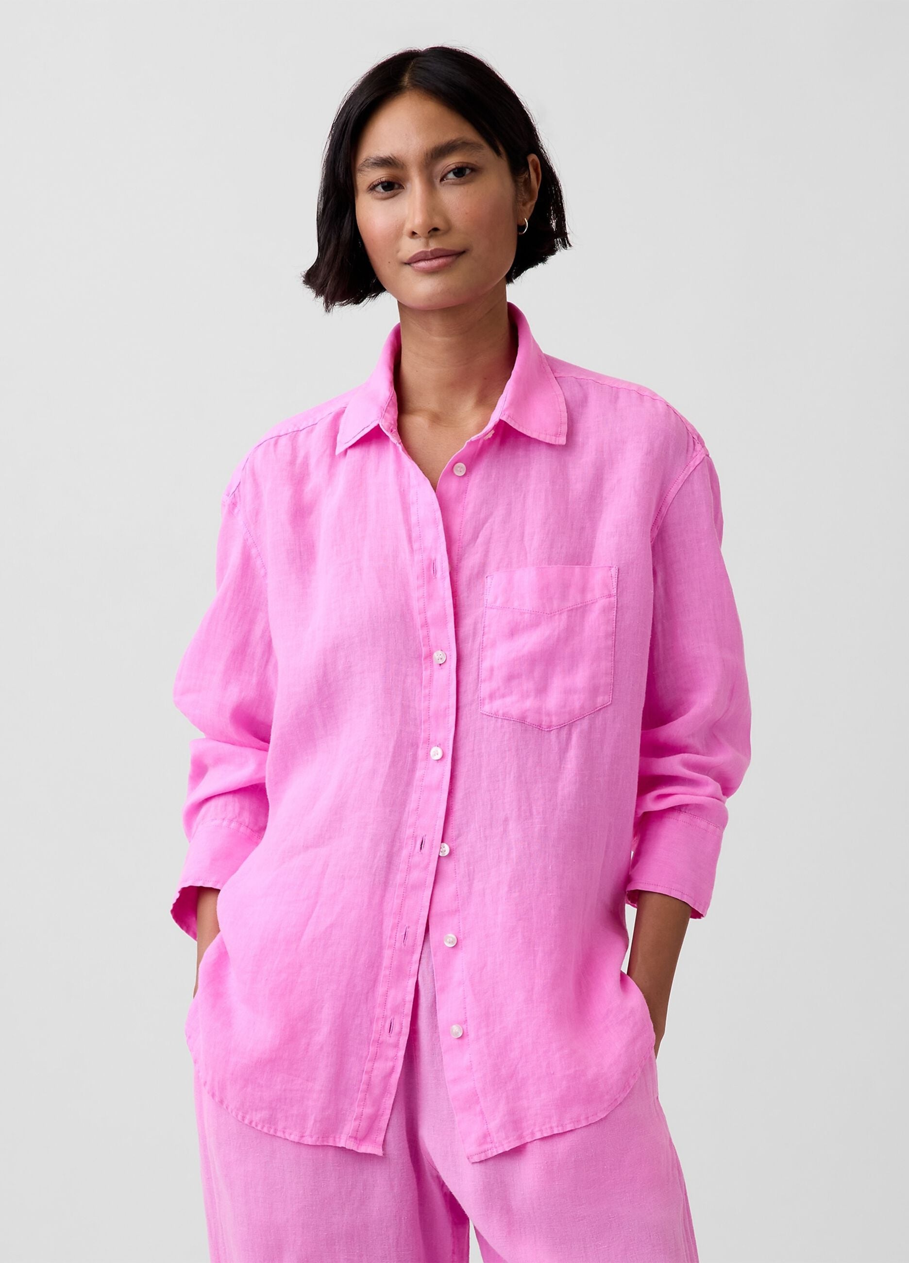 Camicia in puro lino