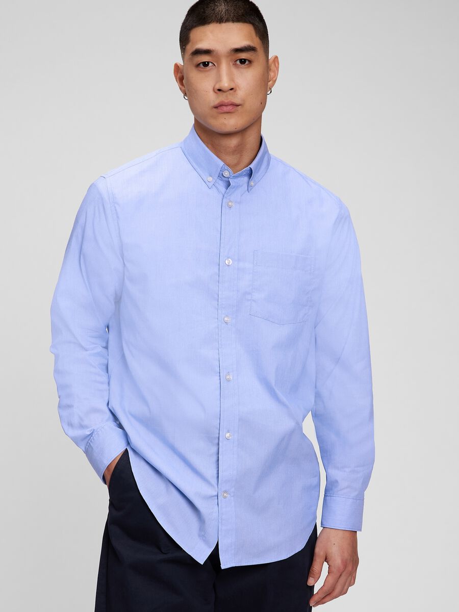 Camicia regular fit in tessuto Coolmax® Uomo_0