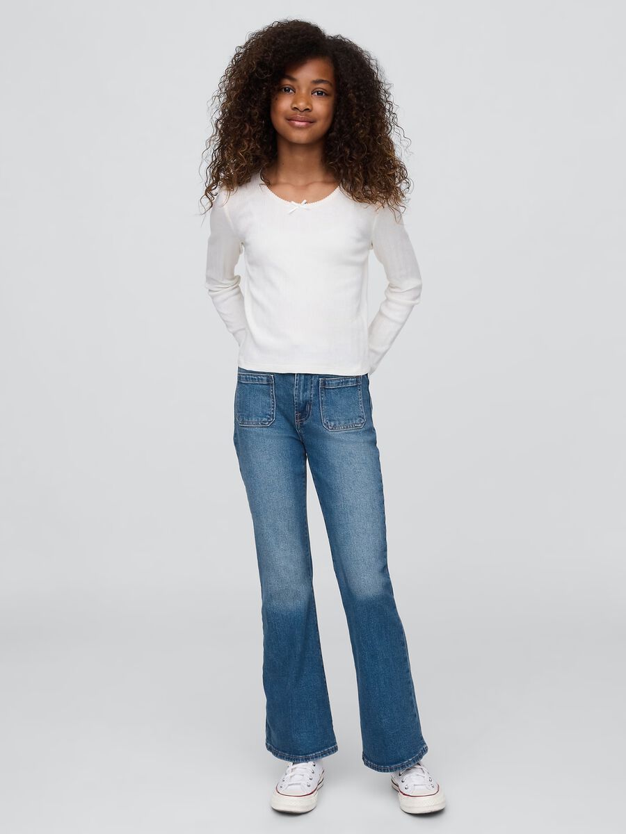 Jeans denim elasticizzato per bambina Bambina_0