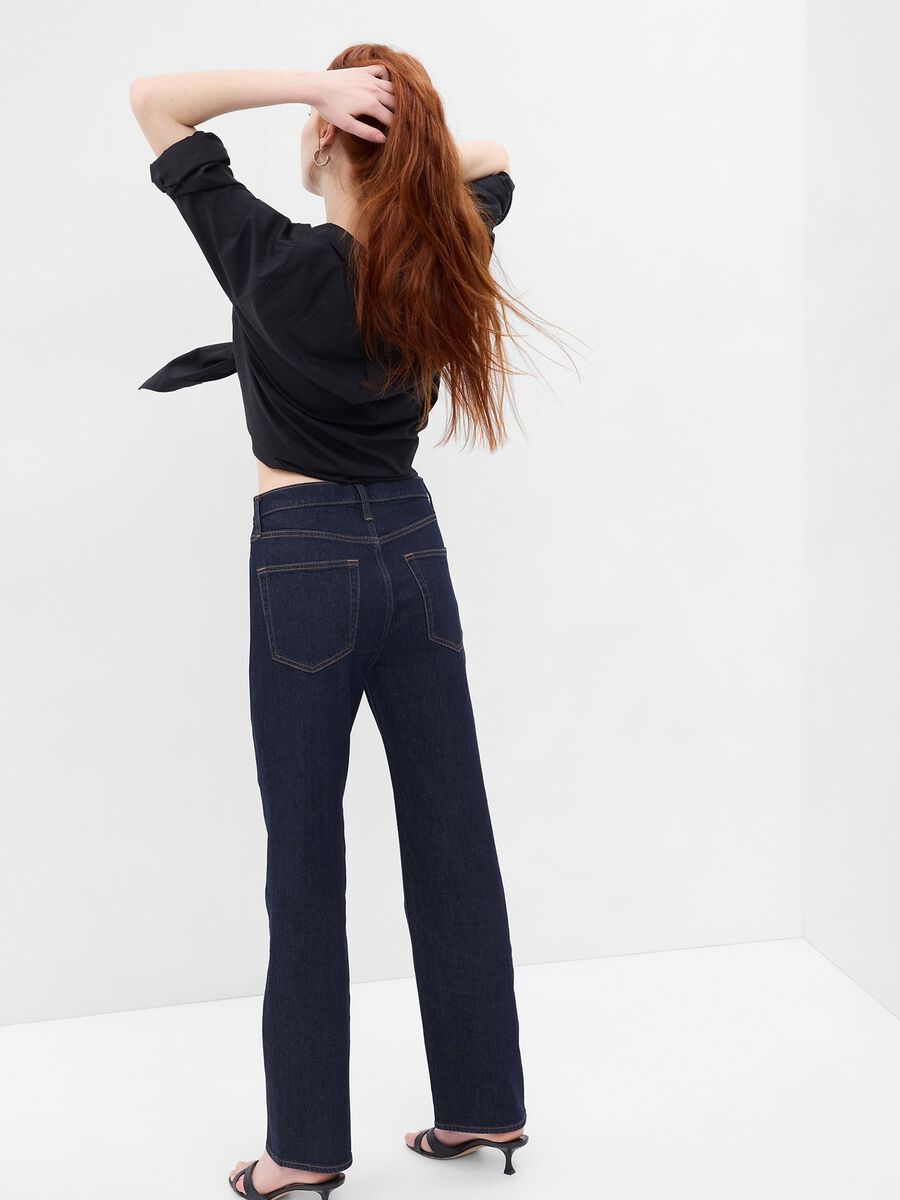 Jeans loose fit a vita alta Donna_1